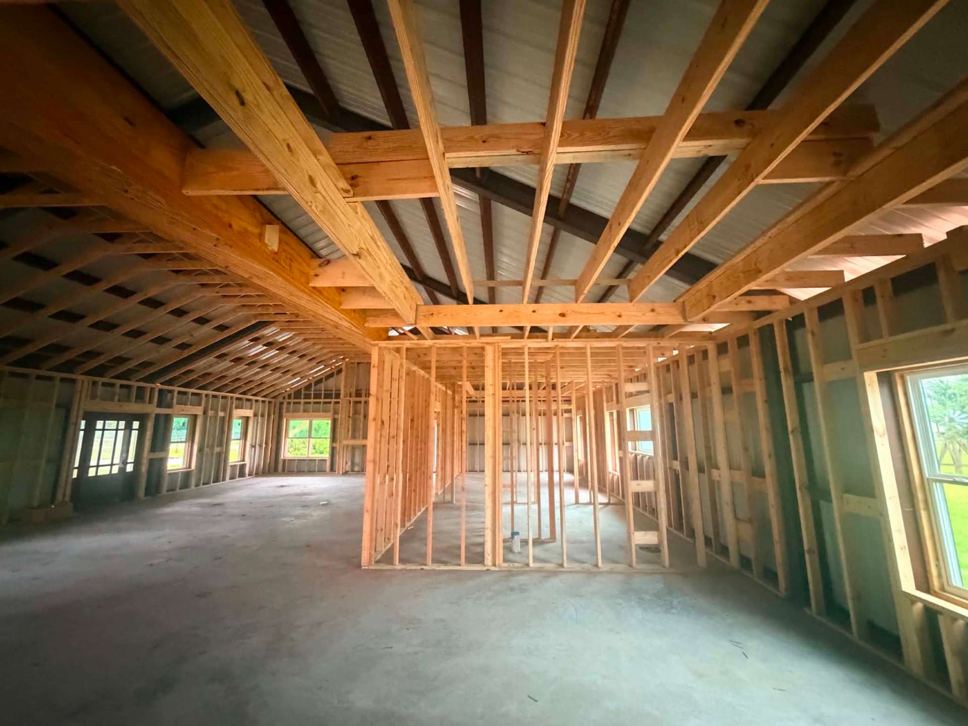Open Floor Plan Framing